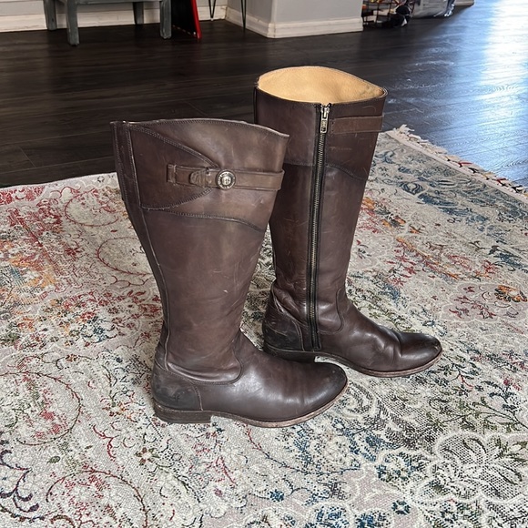 frye molly button tall